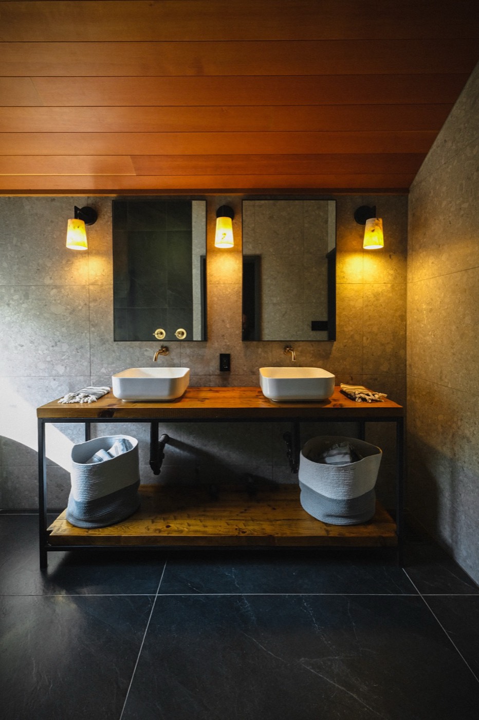 Black Oak Lodge property aerial view on 50-acre estate